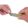 Cúter STANLEY FATMAX 0-10-421, 18 mm, carcasa de metal fundido, bloqueo deslizante, guía de cuchilla de acero inoxidable, clip de cinturón, amarillo