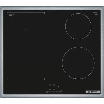 Set de electrodomésticos de cocina Bosch HEB517BB4 + NVS645CB6E placa de inducción por zonas eléctrica