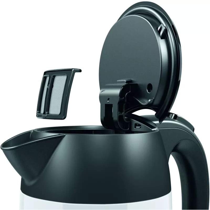 Hervidor eléctrico Bosch TWK3P421 1,7 L 2400 W negro, blanco
