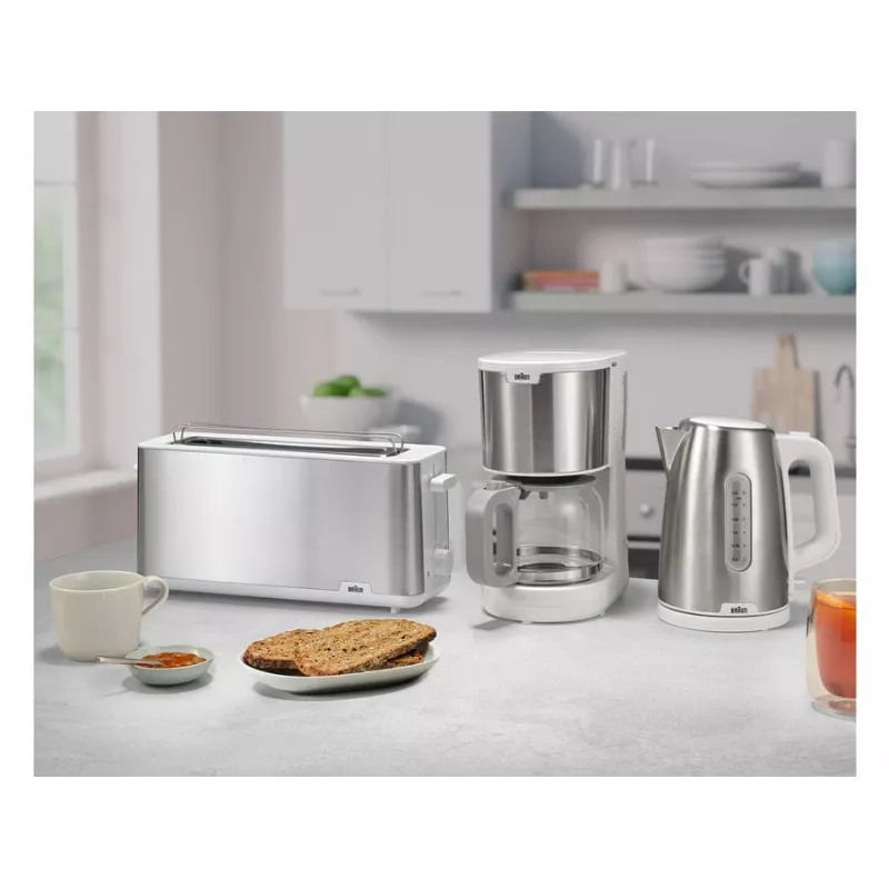 Tostadora Braun HT 1610 1030 W acero inoxidable blanco