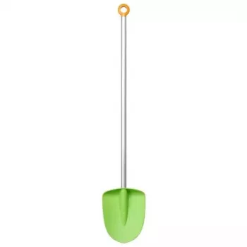 Pala Fiskars MyFirst aluminio-plástico, pala de jardín para niños, verde