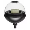 Portavelas Gardena 11430-20 negro transparente redondo varilla 1 unidad