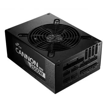 Fuente de alimentación FSP CANNON PRO 2500W ATX ATX3.1 negra, 2500 W, 200 - 240 V, 50/60 Hz, 15 - 12 A, Active, 125 W