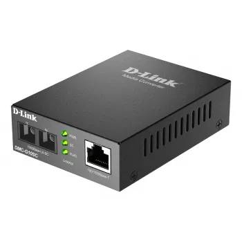 Convertidor de medios D-Link DMC-G10SC/E 100/1000BaseT a 1000BaseLX SC fibra óptica