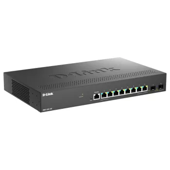 Switch de red D-Link DMS-1250-10S/E gestionado 2.5G Ethernet (100/1000/2500) negro