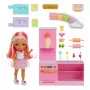 Rainbow High Little Dessert Shop con Kandy Playset, muñeca de moda, femenino, 4 años, 140 mm, multicolor