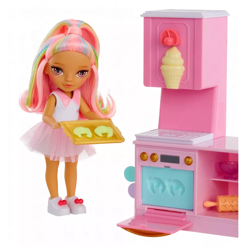 Rainbow High Little Dessert Shop with Kandy 522058-EUC set de juego con figura de juguete, a partir de 6 años