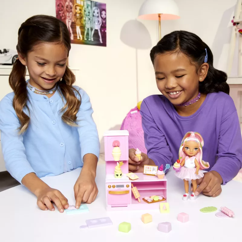 Rainbow High Little Dessert Shop with Kandy 522058-EUC set de juego con figura de juguete, a partir de 6 años