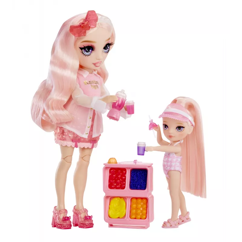 Rainbow High Little Pool Day with Blush 522249-EUC set de juego con figura de juguete, a partir de 6 años