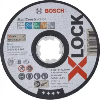 Disco de corte Bosch X-LOCK MULTI CONSTRUCTION
