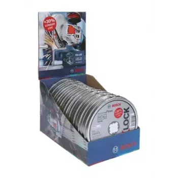 Disco de corte Bosch X-LOCK Dose 125 mm Standard for Inox, 10 uds.