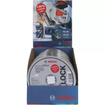Disco de corte Bosch X-LOCK Dose 125 mm Standard for Inox, 10 uds.