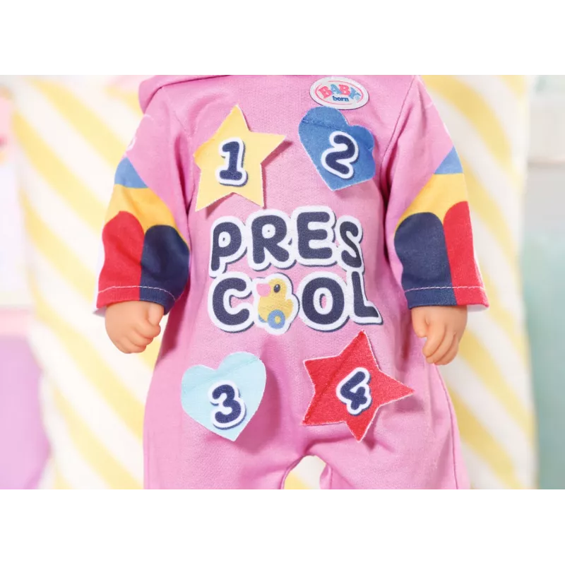 Pelele para muñeca BABY born pelele de guardería + insignia 2 años 55 g