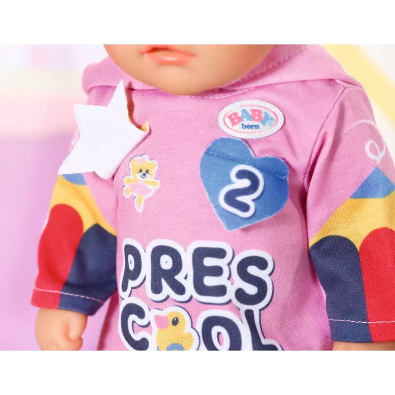 Pelele para muñeca BABY born pelele de guardería + insignia 2 años 55 g
