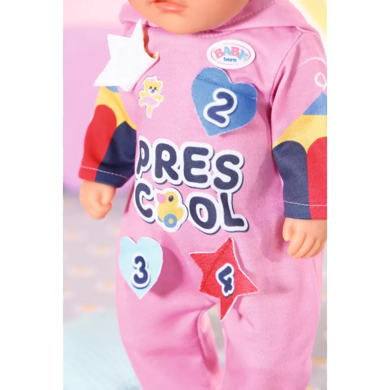 Pelele para muñeca BABY born pelele de guardería + insignia 2 años 55 g