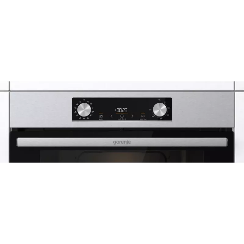 Gorenje BOS6737E13X horno eléctrico encastrable, 77 l, 60 cm, clase energética A, calor grill/ventilado/convencional, acero inoxidable