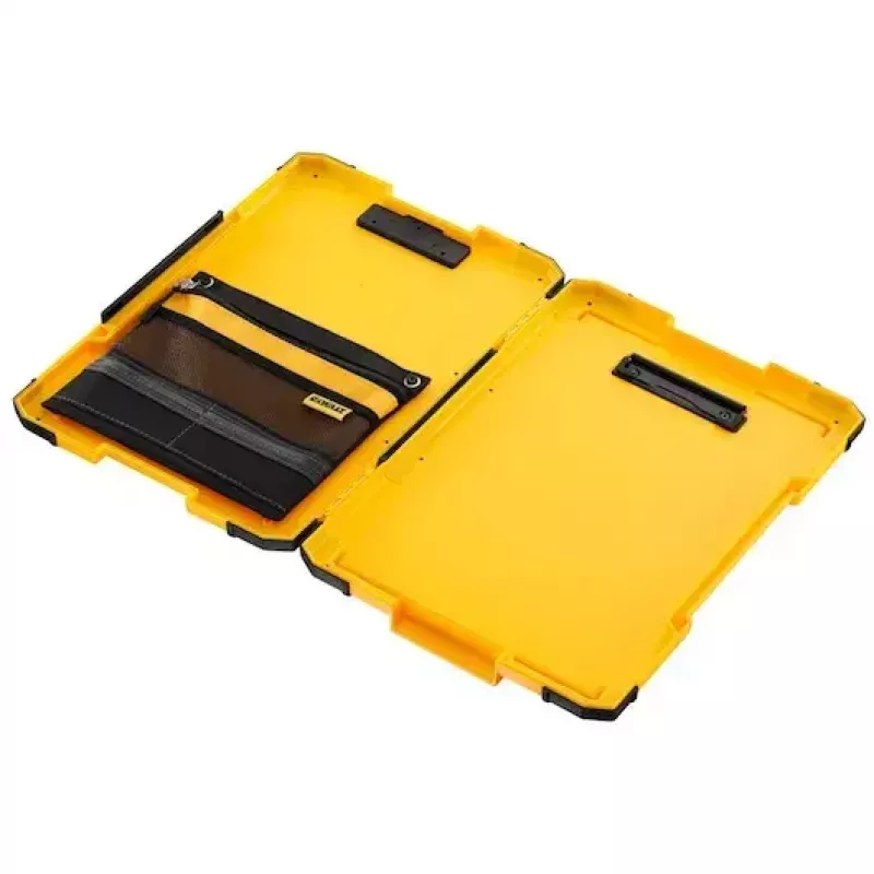 DeWALT TSTAK DWST82732-1 tablilla sujetapapeles con luz LED de 180°, amarillo/negro