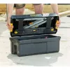 Stanley FatMax FMST81083-1 caja de herramientas con peldaño, plástico, carga de 30 kg, negro/amarillo