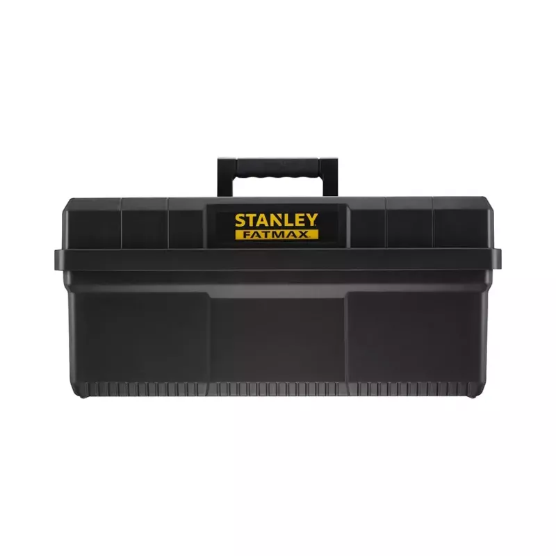 Stanley FatMax FMST81083-1 caja de herramientas con peldaño, plástico, carga de 30 kg, negro/amarillo