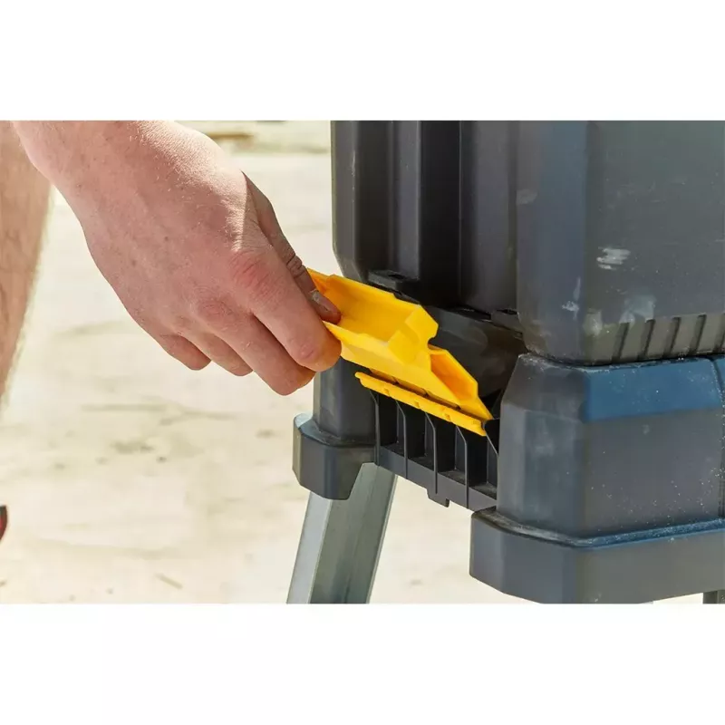 Stanley FatMax FMST81083-1 caja de herramientas con peldaño, plástico, carga de 30 kg, negro/amarillo