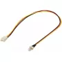 Cable prolongador de alimentación para ventilador de PC Goobay 3-Pin conector macho/hembra 0,3 m