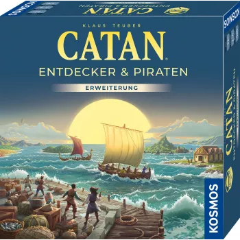 Kosmos 685164 CATAN - Entdecker & Piraten expansión de juego de mesa, 3-4 jugadores, 120 min, a partir de 12 años
