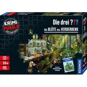 Kosmos 684877 puzle de misterio Die drei ??? - Die Blüte des Verderbens, 300 piezas, a partir de 10 años