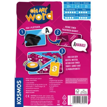 Kosmos 47856163 juego de mesa/cartas 15 min palabras