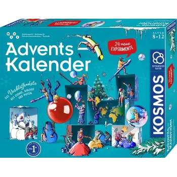 Kosmos Die schönsten Experimente zur Weihnachtszeit calendario de adviento de experimentos, 8+