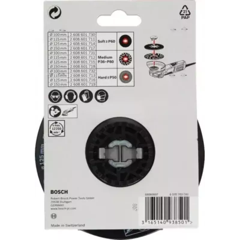 Bosch 2 608 601 711 accesorio para amoladora angular plato de apoyo