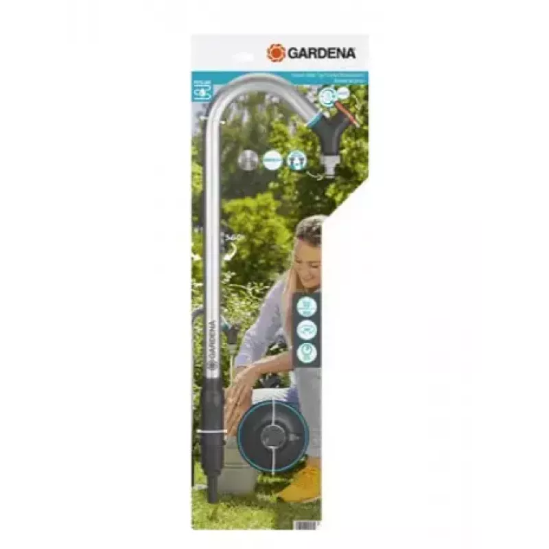 Gardena Pipeline grifo de jardín 08252-20, gris/plateado