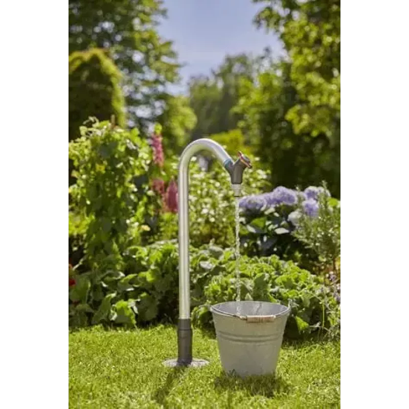 Gardena Pipeline grifo de jardín 08252-20, gris/plateado