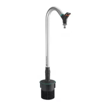 Pistola de agua para jardín boquilla Gardena 8252-20 aluminio Alemania