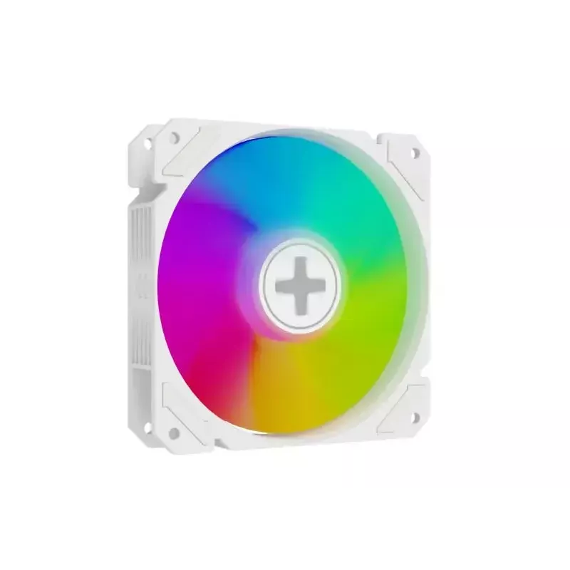 Ventilador de caja XILENCE XF066 120 mm PWM ARGB blanco — XPF120R.W.ARGB
