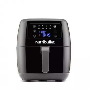 Freidora de aire NUTRIBULLET XXL Digital 7 L 1800 W negra, 8 programas, control táctil