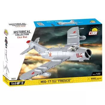 Juguete de construcción Cobi MiG-17 código OTAN Fresco modelo 5823 – set de bloques de Cobi
