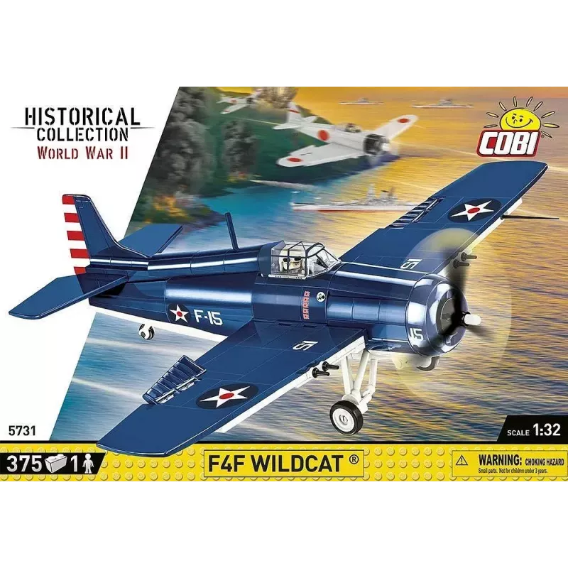Bloques de construcción COBI F4F Wildcat Northrop Grumman 375 piezas