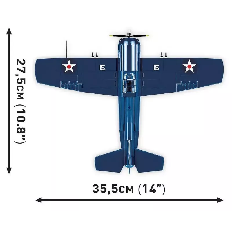Bloques de construcción COBI F4F Wildcat Northrop Grumman 375 piezas