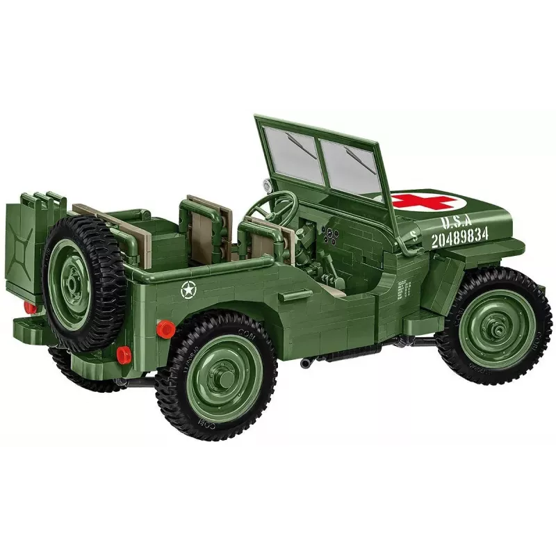 Cobi COBI-2806 Willys MB Medical set de construcción, 1131 piezas, serie Historical Collection, plástico, 10+
