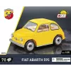 Juguete de construcción Cobi Fiat Abarth 595 modelo 24514 — escala 1:35, vehículo de construcción coleccionable