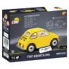 Juguete de construcción Cobi Fiat Abarth 595 modelo 24514 — escala 1:35, vehículo de construcción coleccionable