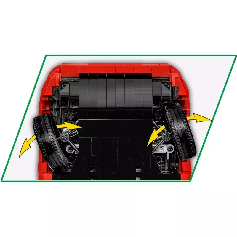Juguete de construcción Cobi Lancia Delta HF Integrale modelo a escala 1:35 COBI-24357, set de coleccionista