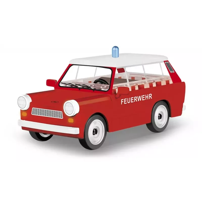 Set de construcción Cobi Trabant 601 Universal Feuerwehr modelo 24555, juego de bloques de construcción