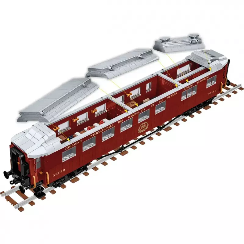 Juguete de construcción Cobi Vagón de Compiègne 11 de noviembre de 1918 COBI-6291 set de construcción