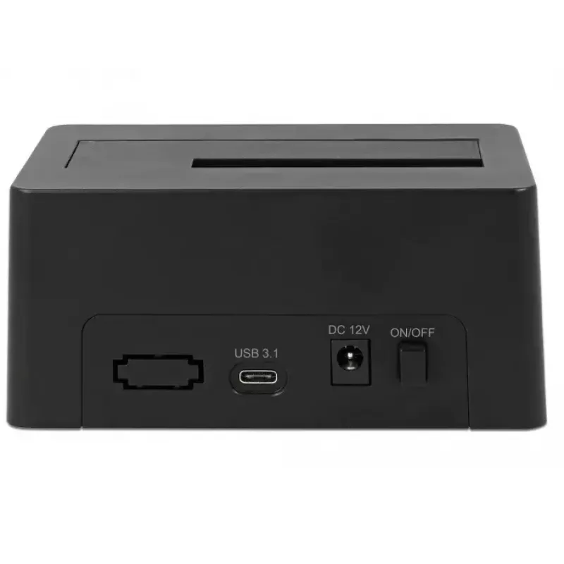 Delock - Base de acoplamiento para HDD bahías: 1 - SATA 6Gb/s - USB 3,1 (Gen 2) - negro (63958)