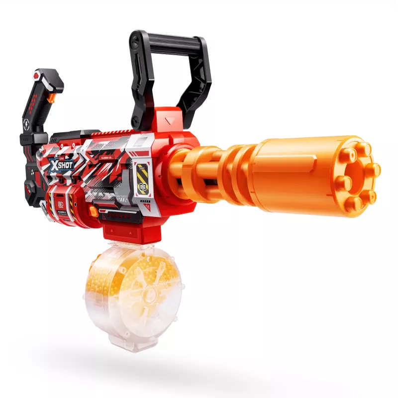 Gel Blaster Zuru XSHOT Hyper Gel Gatling Blaster – bláster de juguete motorizado con cañón giratorio