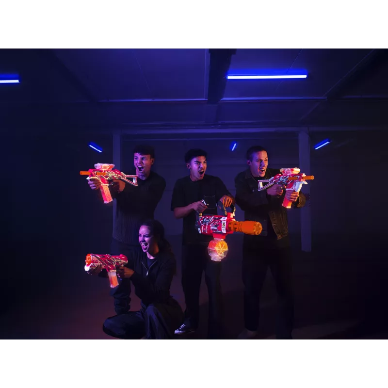 Gel Blaster Zuru XSHOT Hyper Gel Gatling Blaster – bláster de juguete motorizado con cañón giratorio