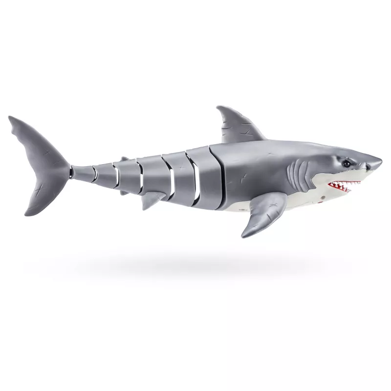 Zuru Robo Alive Gran Tiburón Blanco 71126 — figura interactiva a pilas para jugar en el agua