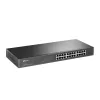 Switch de red TP-Link 24 puertos 10/100Mbps para rack, no gestionado, Fast Ethernet (10/100), dúplex completo, montaje en rack, 1U