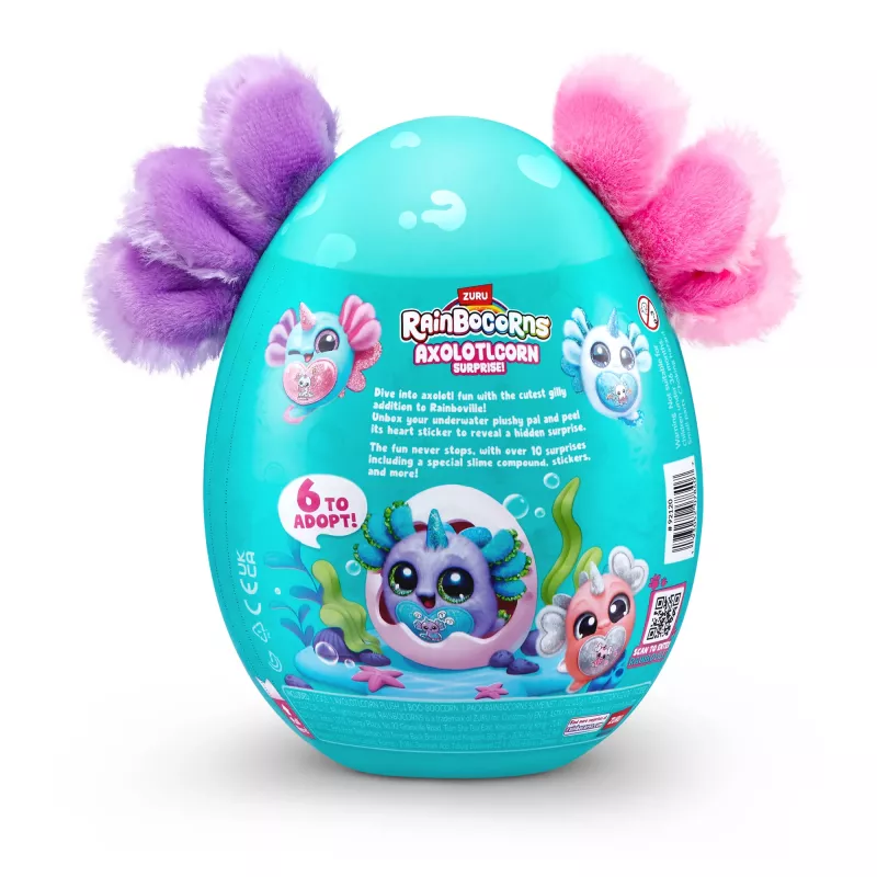 Rainbocorns Axolotlcorn Surprise, animal, 3 años, Multicolor